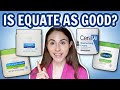 Is EQUATE AS GOOD AS CERAVE &amp; CETAPHIL CREAMS? DERMATOLOGIST @DrDrayzday REVIEWS