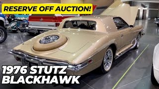 SUPER LUXURY 1976 Stutz Blackhawk RESERVE OFF AUCTION!!