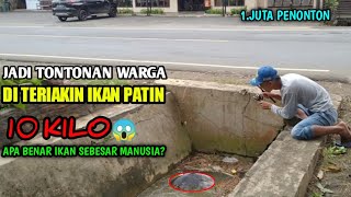 HEBOH...!!! Mancing Di Selokan Tengah Kota Jadi Tontonan..!!!