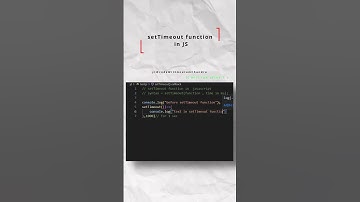 setTimeout function in #js || #coding #shortvideo #shorts #vscode #youtube #codinglife #music