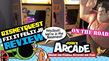 DisneyQuest Arcade Tour & Fix it Felix Jr. Gameplay review - Disney World Orlando, FL - Replay Zone