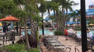 Loews sapphire pool and water slide Orlando