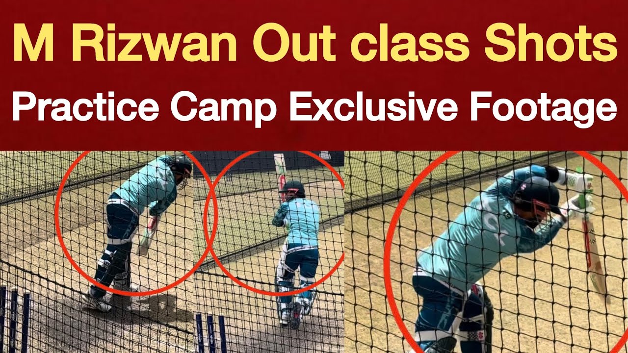 M Rizwan Student Exclusive 🛑 M Rizwan Out class Shots in Practice Session | Pak Tram ...