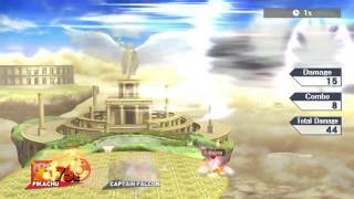 SSB4 - Pikachu Fthrow to Upsmash Thunder Kill Combo ()