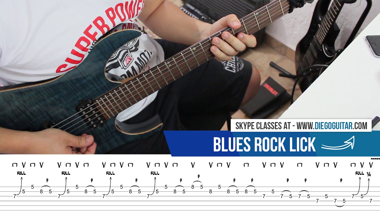 Jimmy Page - Style Lick - with TAB