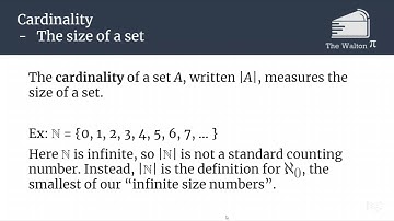 Introduction to Cardinality of Sets