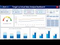 Comparative Sales Analysis Dashboard in MS Excel &amp; Power Pivot #salesdashboard #comparativeanalysis