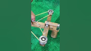 Handmade a Simple wooden crossbow # Craft idea # DIY # Unique