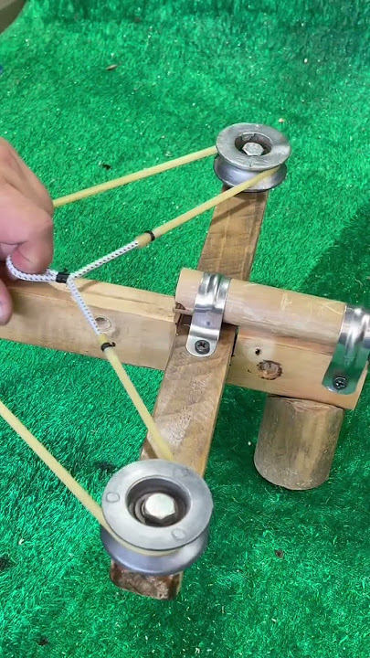 Handmade a Simple wooden crossbow # Craft idea # DIY # Unique