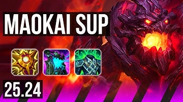MAOKAI & Draven vs MEL & Lux (SUP) | 31K damage | EUW Diamond | 25.24