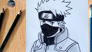 Easy Anime Drawing | How to draw Kakashi Hatake | Kakashi Drawing Step by Step.