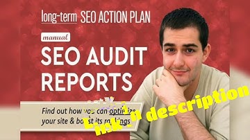 I will create an actionable SEO audit report with long term action plan to execute