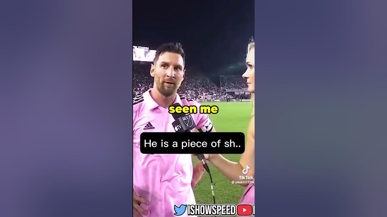 Messi Is ANGRY At IShowSpeed