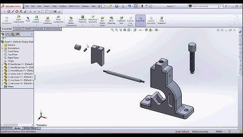 Solidworks pipe vice assembly design tutorial part 1