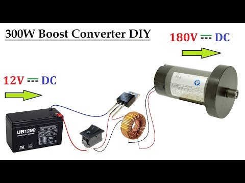 12v-(-ups-battery-)-to-180v-dc-converter-for-dc-motor-upto-300w---dc-to-dc-voltage-boost-circuit