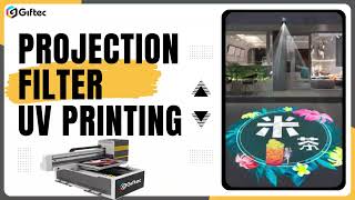 New printing ideas! projection filters UV printing machine - to make your logo more eye-catching!