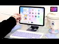IPad mini 6 and accessories unboxing -  drawing test, ios 15 setup, and more *really aesthetic*