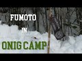 #軍幕#キャンプ 2022.1.22〜23【FUMOTO】ONIG 新年会キャップ