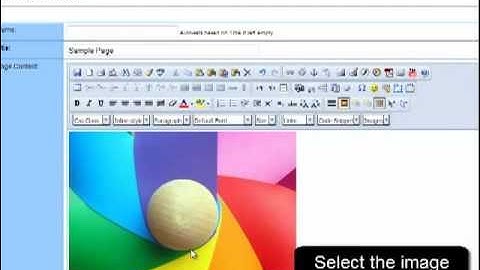 How to attach a hyperlink to a picture in your CMS