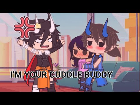 IM YOU'RE CUDDLE BUDDY meme? Gacha club peirce x ava, acsh x ava MY INNED DEMONS