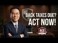 Back Taxes Catching Up to You? Take Action Now