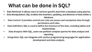 Introduction to SQL (Structured Query Language)