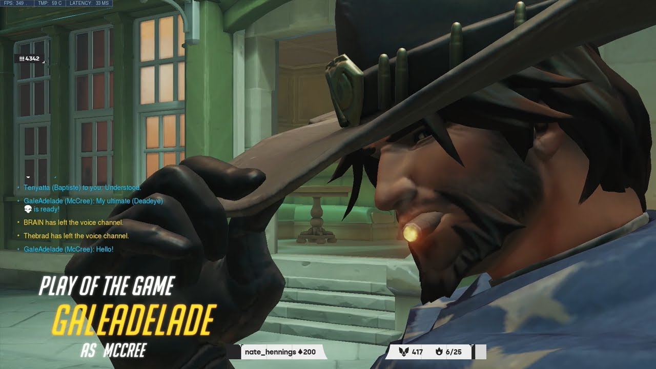 POTG! GALE AMAZING MCCREE  - OVERWATCH SEASON 28 TOP 500