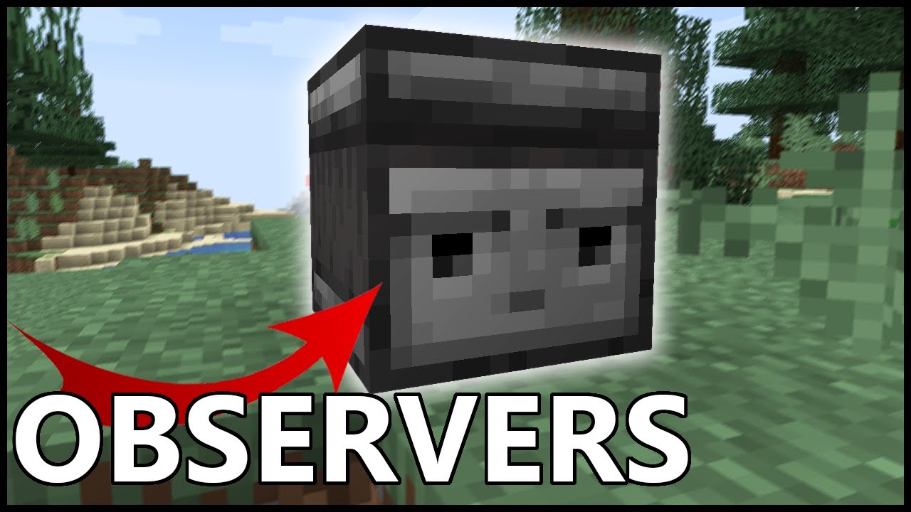 How To Use OBSERVERS In Minecraft