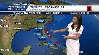 TS Isaias update