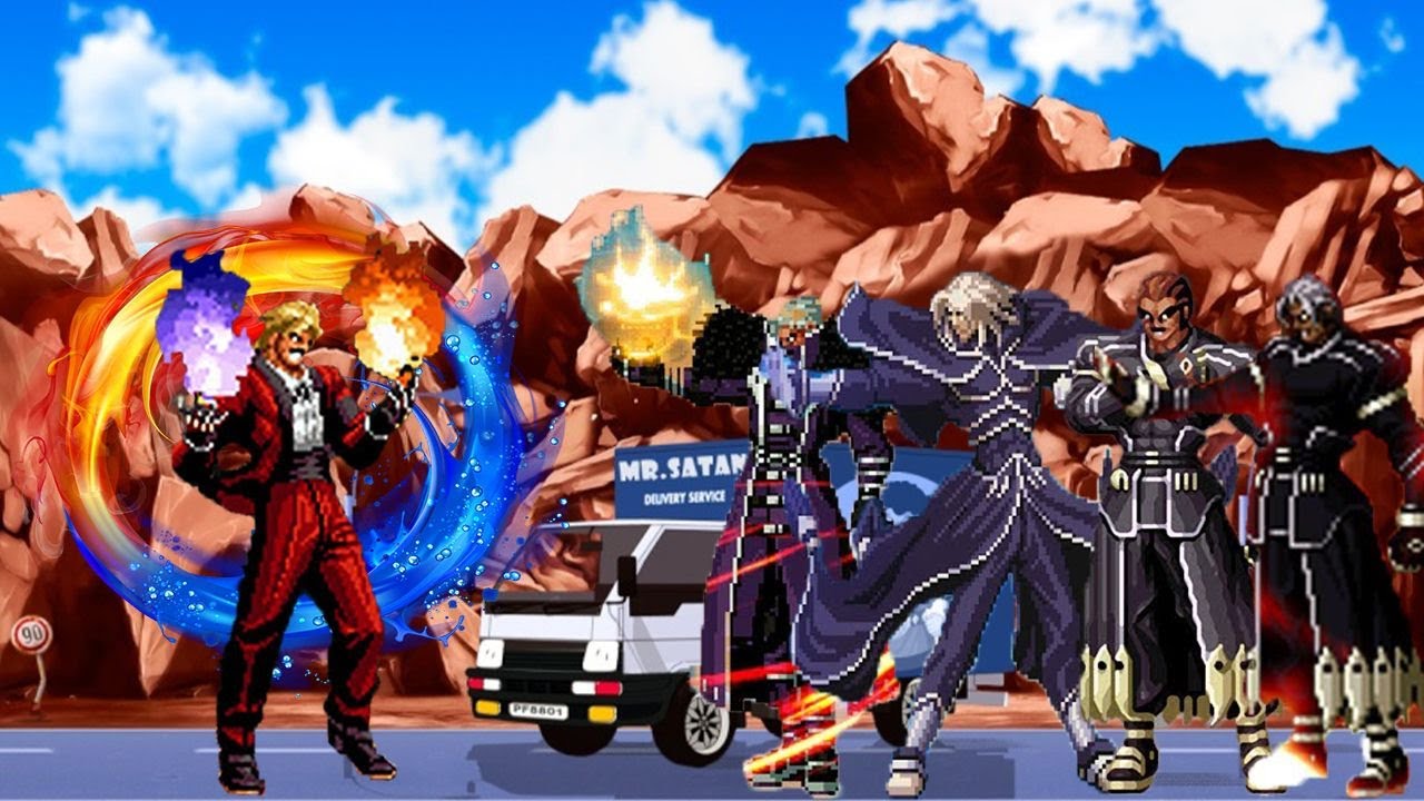 [KOF Mugen] | Burning Rugal Vs NEST Bosses Team