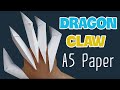 Details on how to fold a DRAGON CLAW using A5 PAPER on 5 MINUTE