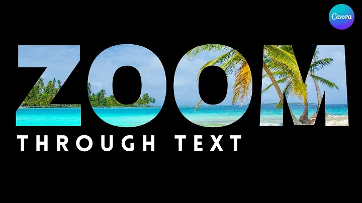 Canva Tutorial: Cinematic Zoom Through Text Intro | Easy & Stunning Effect