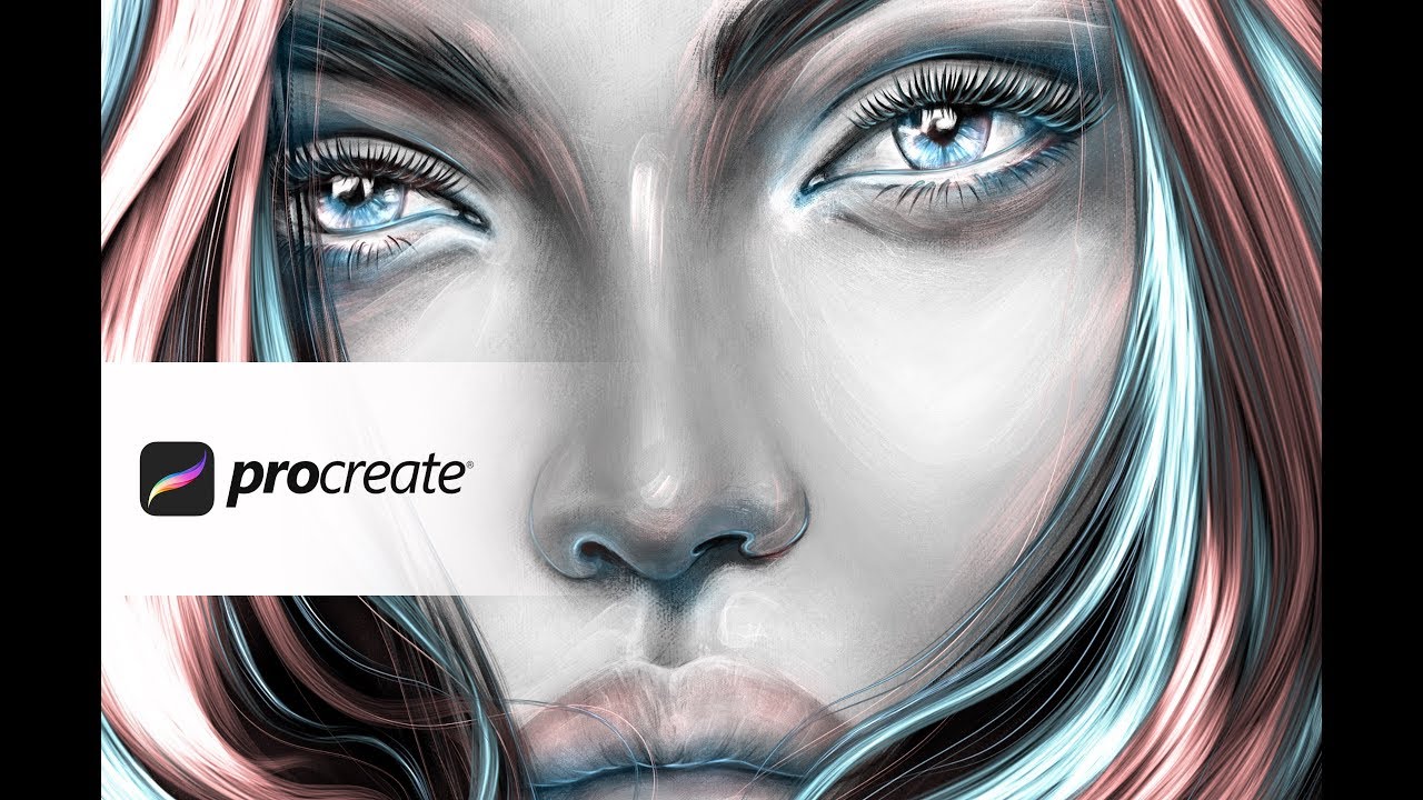 Drawing on the iPad Pro | Speed painting in Procreate. - YouTube