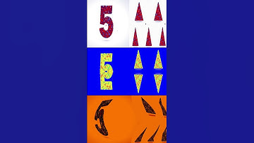 LEARN SHAPES COUNTING ( 5 TRIANGLE ) Effects Sponsored BY; Preview 2 Random Effects #shorts