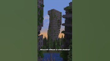 Minecraft with or without shaders? #minecraftbuilding