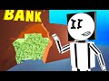 HENRY STICKMIN IN 3D Breaks the Bank! - Paint The Town Red