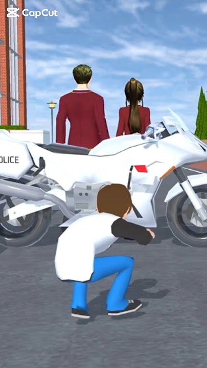 Saya tidak akan berhenti mencuri sepeda mereka.😱😍😜#shorts #sakuraschoolsimulator #video #funny