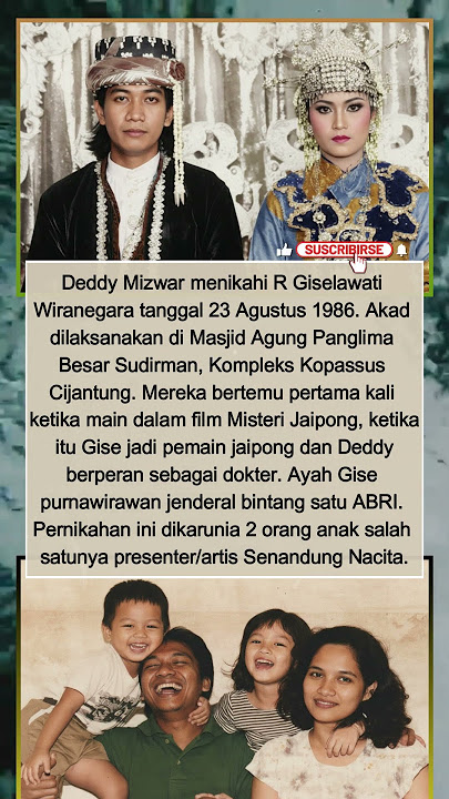 DEDDY MIZWAR DAN ISTRI #pasanganartis #nostalgia