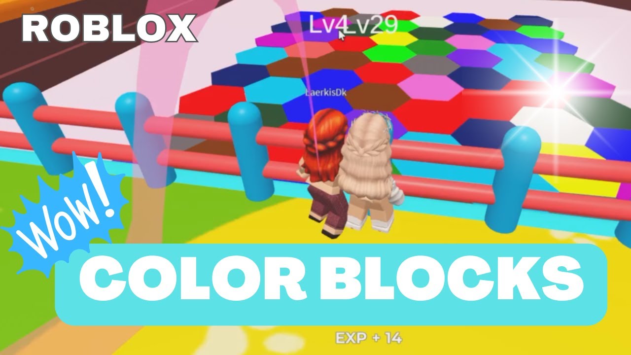 DON'T FALL! Survive the COLOR BLOCK Challenge in Roblox! 🌈😱 - YouTube