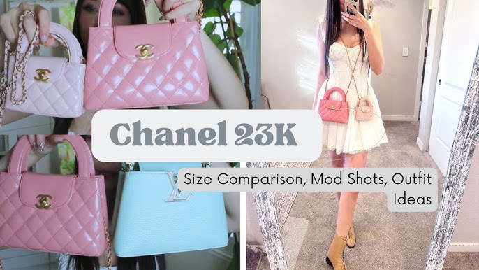 Chanel 23K Nano Kelly Shopper Bag Review with Mod Shots 