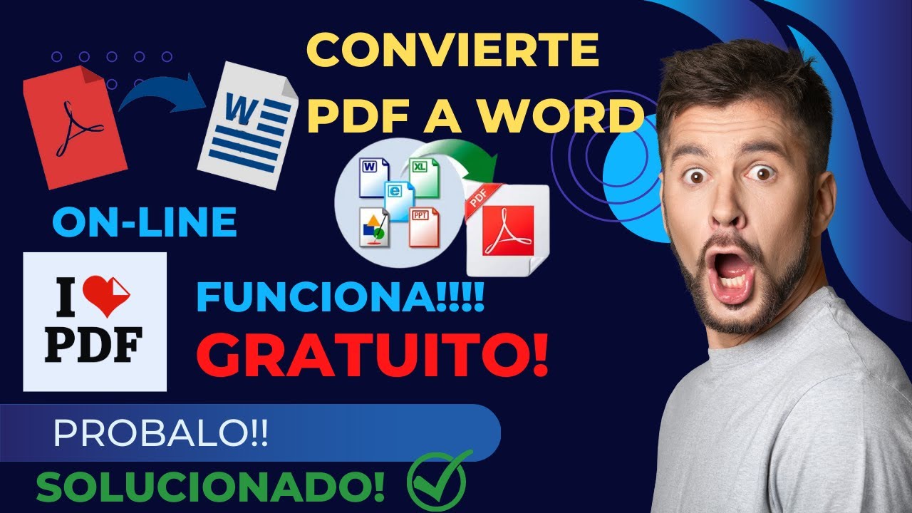 Transforma Tus Pdf A Word En Segundos Con Ilovepdf Youtube