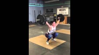 2 Position Pause Snatch 125 lbs/135 lbs - CLB Jacked Unicorns