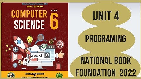 Class 6th Computer chapter 4| programming|nbf