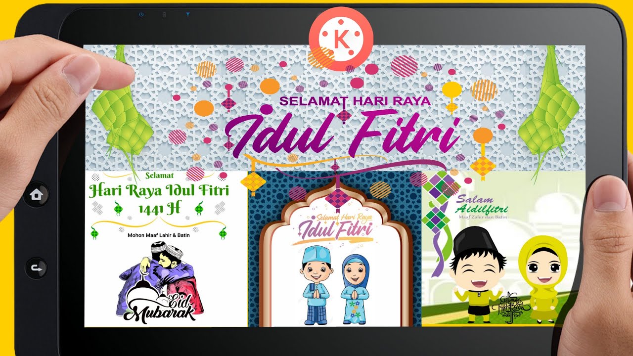 CARA MUDAH editing video STORY ucapan selamat lebaran