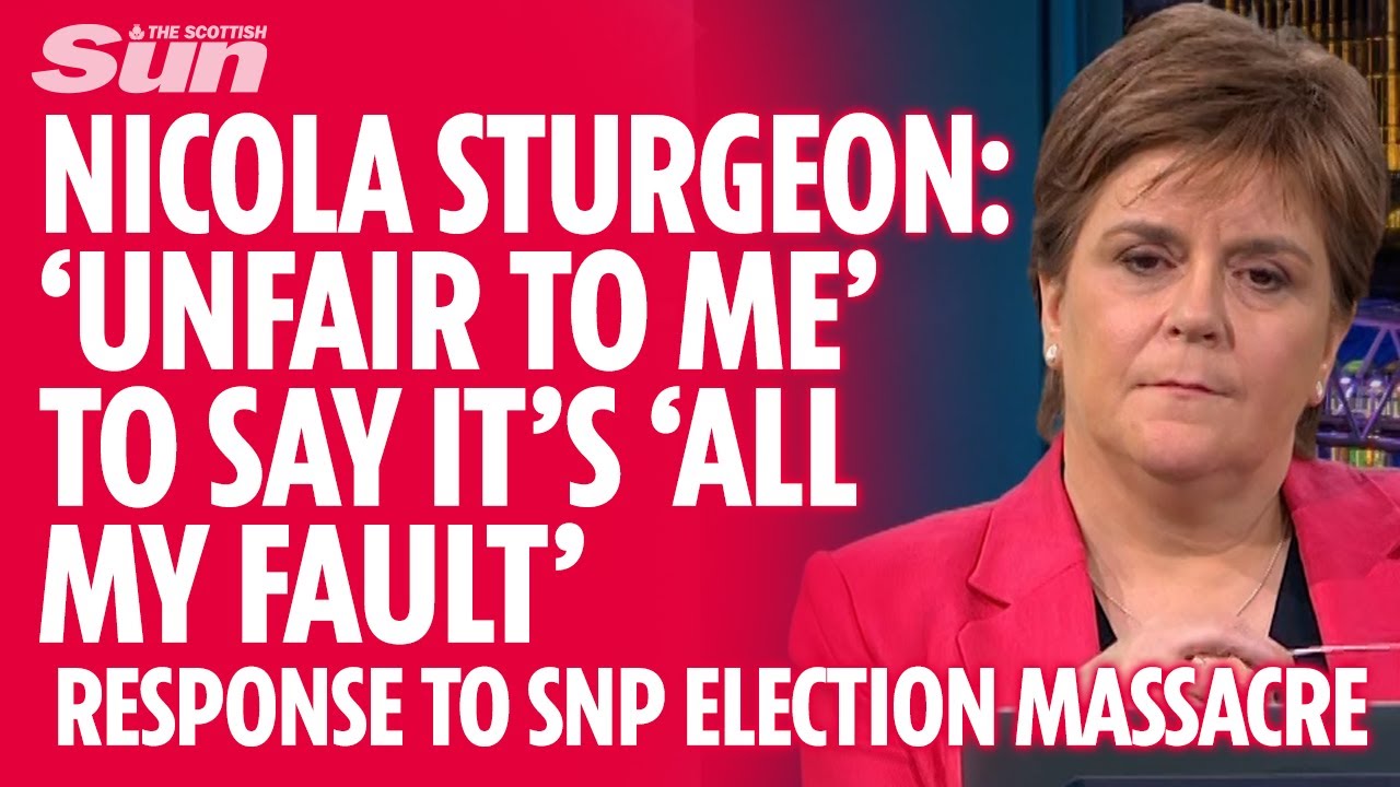 Nicola Sturgeon refuses to take blame for SNP General Election massacre