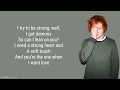 Ed Sheeran - Put It All On Me ft. Ella Mai (Lyrics)