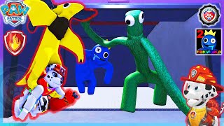 Paw Patrol Marshall VS Rainbow Friends Chapter 2 [Roblox] - 汪汪隊立大功的毛毛來挑戰彩虹朋友第二章-機械方塊