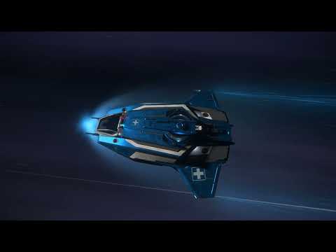 Star Citizen / Anvil C8R Pisces Plus Code Blue Paint - YouTube