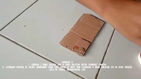 Cara membuat maket Handphone dan Kalkulator