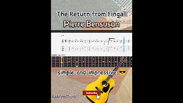 Best Part Of Pierre Bensusan The Return From Fingall Simple Impressive Guitar Tabs 
